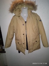 Vero piumino D'oca Vintage Donna best  companytaglia M  cappuccio vera pelliccia