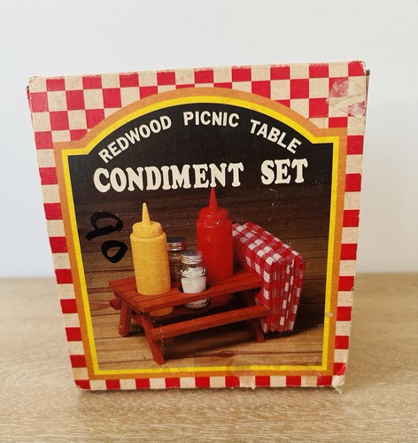 Set condimenti tavolo picnic