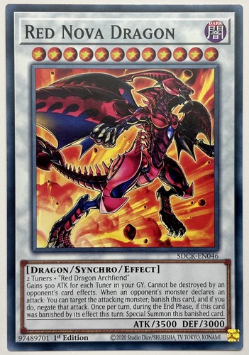 Sdck en046 red nova dragon - red,