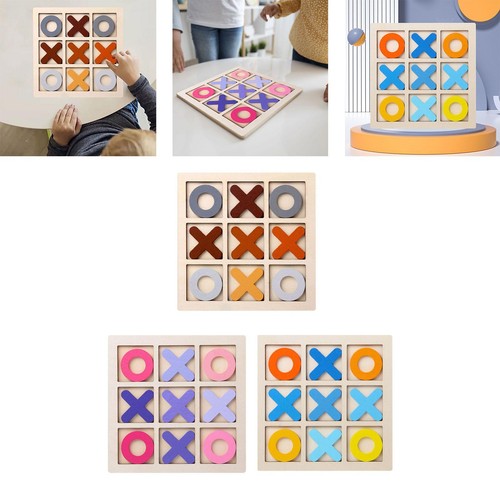 Rompicapo legno tic tac toe - tic,