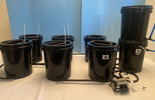 Coltura acqua ricircolo aeroponico idroponico secchio 5 galloni 6 sistema di coltivazione