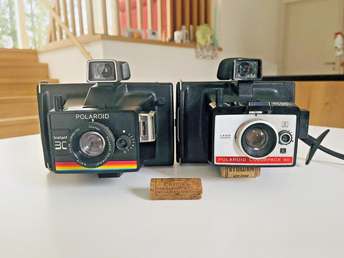 Due fotocamere polaroid - fotocamere,