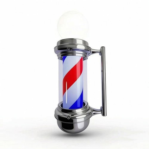 Palo barbiere luminoso - barbiere,