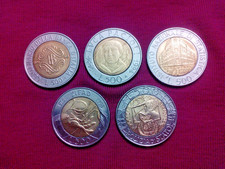 Lotto monete da - di, 5