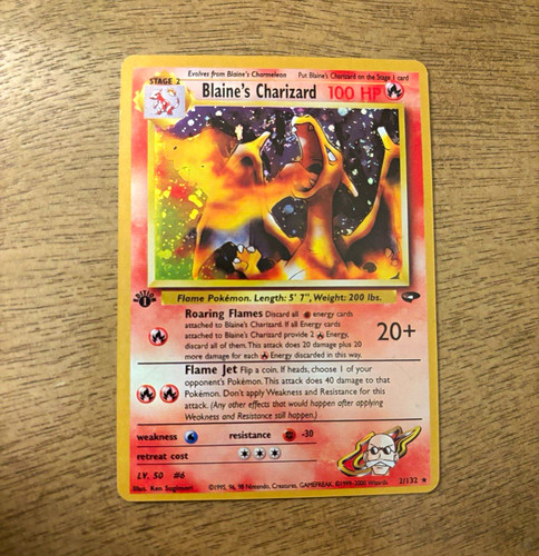 Blaine charizard gym - blaine's,