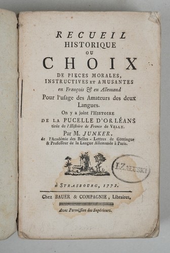 Recueil historique choix de - ou,
