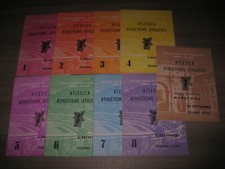 Programma ufficiale GIOCHI DELLA XVII OLIMPIADE Roma 1960 Atletica 1/8 Maratona