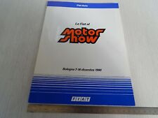 CARTELLA STAMPA ORIGINALE '90 FIAT UNO TURBO i.e. Racing PANDA ETC AL MOTOR SHOW