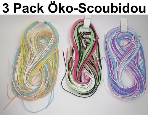 3pack öko scoubidou - Öko-scoubidou, elastici
