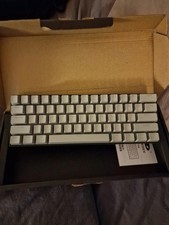 mageegee Mechanical 75% Keyboard - White, Red switches
