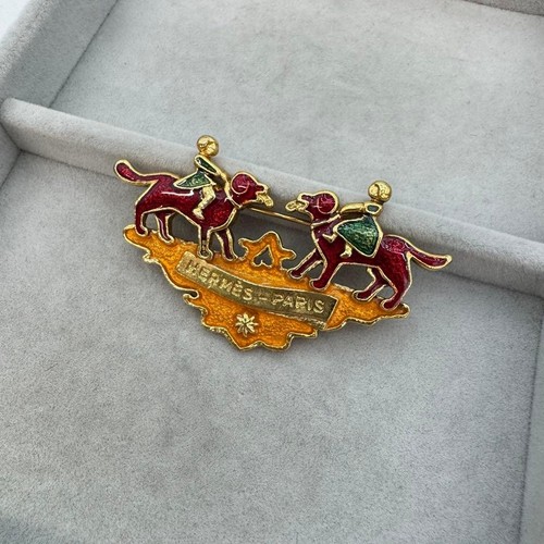 Spilla smaltata vintage - , hermes