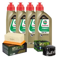 KIT TAGLIANDO 4L OLIO CASTROL FILTRO OLIO ARIA BMW R 1200 GS 2010 2011 2012