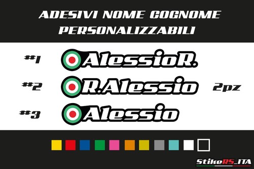 Adesivi personalizzabili nome - adesivi, personalizzabili: