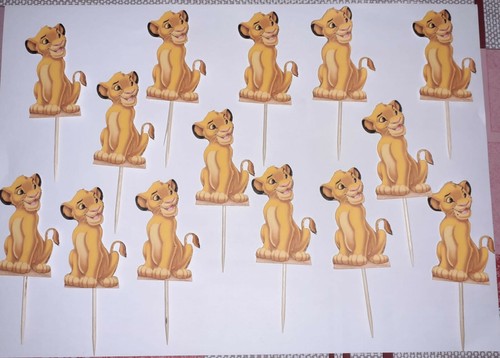 Decorazione cupcake leone - cupcake,