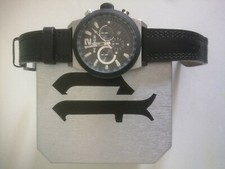 Orologio Police, grigio nero, cinturino in pelle come nuovo. 