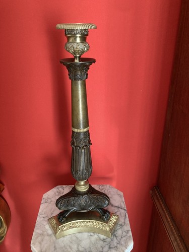 Candelabro bronzo dorato e - in,