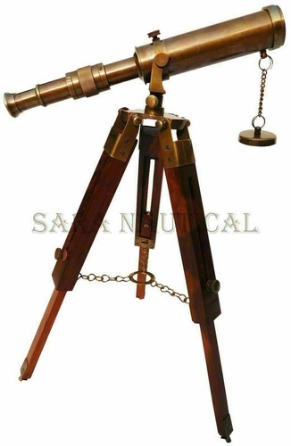 Antico telescopio ottone - in, da