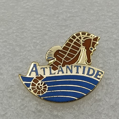 Pin hippocampe atlantide - pin's, hippocampe-atlantide