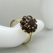Anello donna oro con granato