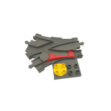 Lego treno duplo - treno, grigio