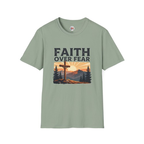 Maglietta faith over fear - maglietta,