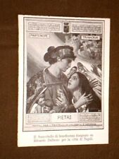 Stampa del Francobollo di beneficienza di Edoardo Dalbono per la città di Napoli