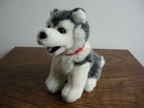 Peluche pupazzo casa grigio