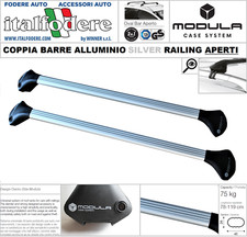 BARRE Portatutto MODULA s Portabagagli Portapaccchi FIAT DOBLO '10> RAIL APERTI