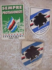 SAMPDORIA CALCIO 2 ADESIVI