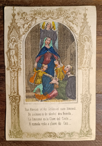 Elemosiniera holy card - holy,