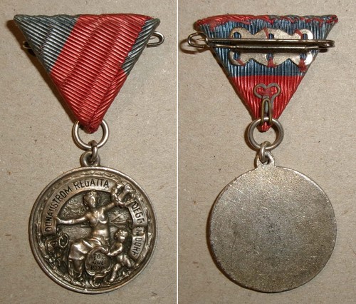 Medaglia trom danubio - trom, regata