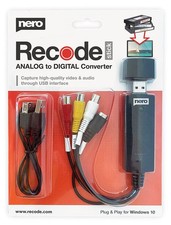 Nero VHS a USB Video Grabber Recode Stick VHS auto digitalizzare ANALOG to
