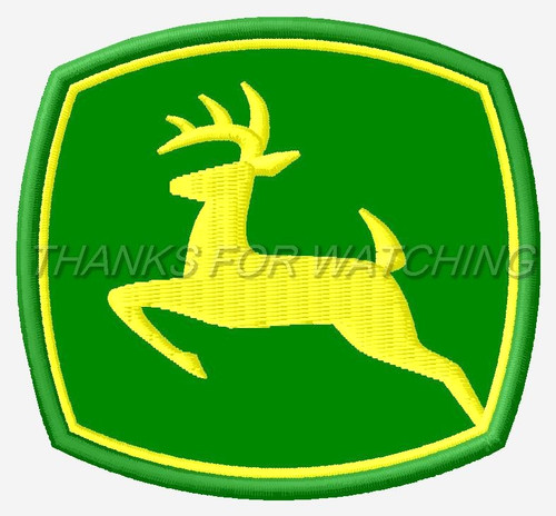 John deere embroidered patch - deere,