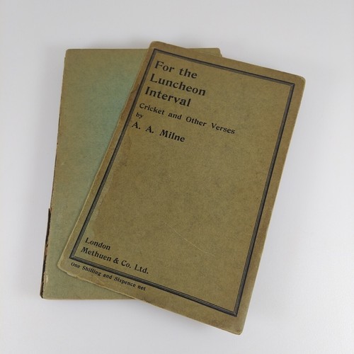 Milne for the luncheon - a.a.,