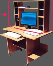 Alzatina per porta pc / porta computer  L 97 x H 68 x P 19 cm MabelOnline