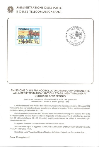 Italia 1992 bollettino - 1992,