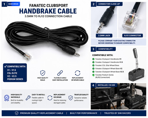 Fanatec cavo ricambio - fanatec,