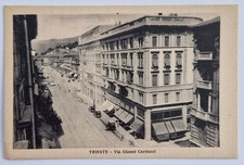 Cartolina di Trieste, via Carducci, Cadel, anni '30