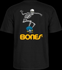 Powell Peralta -T-Shirt  Skateboard Skeleton 2 - Black