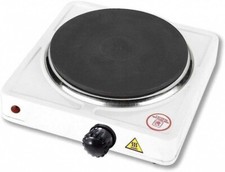 MERCATO ELETTRICO Mini Fornello Elettrico 500W Piastra in Ghisa 10cm Riscaldante