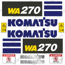 Fits Komatsu WA270-7 Decal Kit