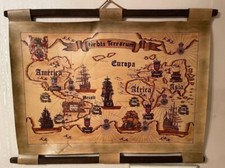 Quadro Mappa del Mondo in