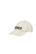 FENDI Logo Embroidered Curved
