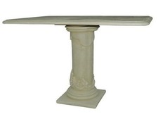 TAVOLI DECOGARDEN RETTANGOLARE IN GRANULATO DI PIETRA CM.118X80XH78 ARREDO GIARD