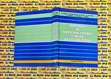 Book libro MANUALE DI MEDICINA LEGALE E DELLE ASSICURAZIONI 1989 MONDUZZI (L24)