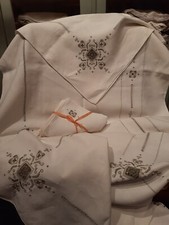 Antica tovaglia in lino