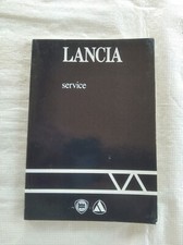 LANCIA DELTA HF INTEGRALE HF Turbo Libretto SERVICE Originale 1990 OTTIMO