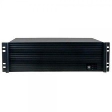Techly Chassis Industriale da Rack 19'' 3U Ultra Compatto Nero