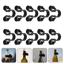 10pz Clip di Sicurezza per Bottiglie - 2 Slot Natale Decorazione Matrimonio