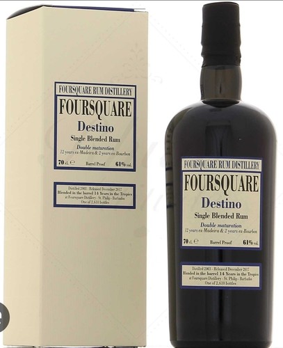 Foursquare destino rum - foursquare, 61%